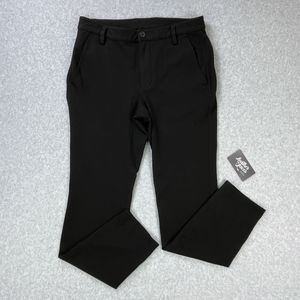 Kit & Ace Pants Mens 32 (31 x 30) Golf Black Tech  Performance Stretch Chinos